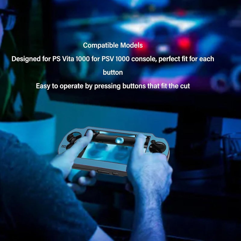 CHICIRIS 1000 Metal Case Cover, Aluminum Alloy Protective Hard Shell with Brushed Finish, Designed for PSV 1000 Console, Precise Cutouts, ABS Material, Compatible with,Please - Image 5